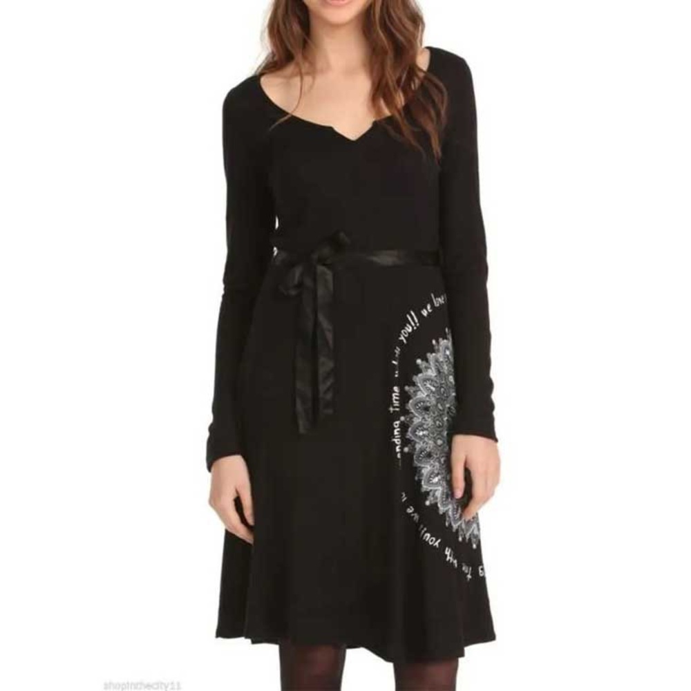 Desigual Black Martita Dress